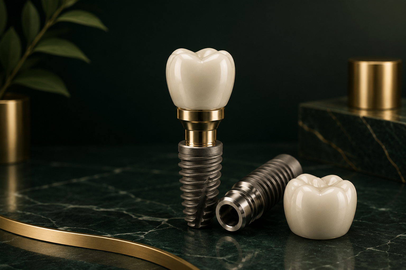 Dental implant fixture and crown — Implant treatment at Dulwich Dental Centre